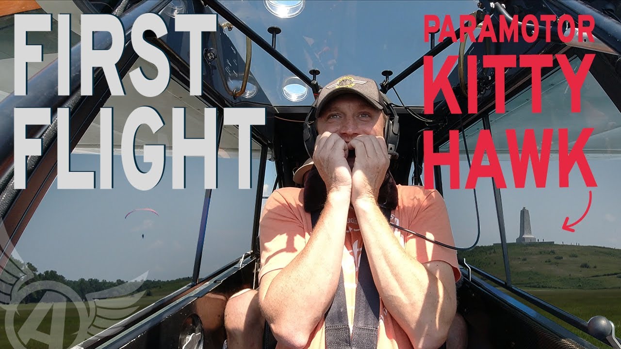 Flying to Kitty Hawk with Cory Robin - Then Paramotoring Kitty Hawk! WE HAD CHILLS