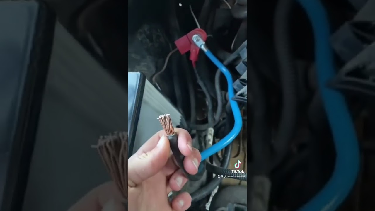 Fixing the starter wire on the 98 project