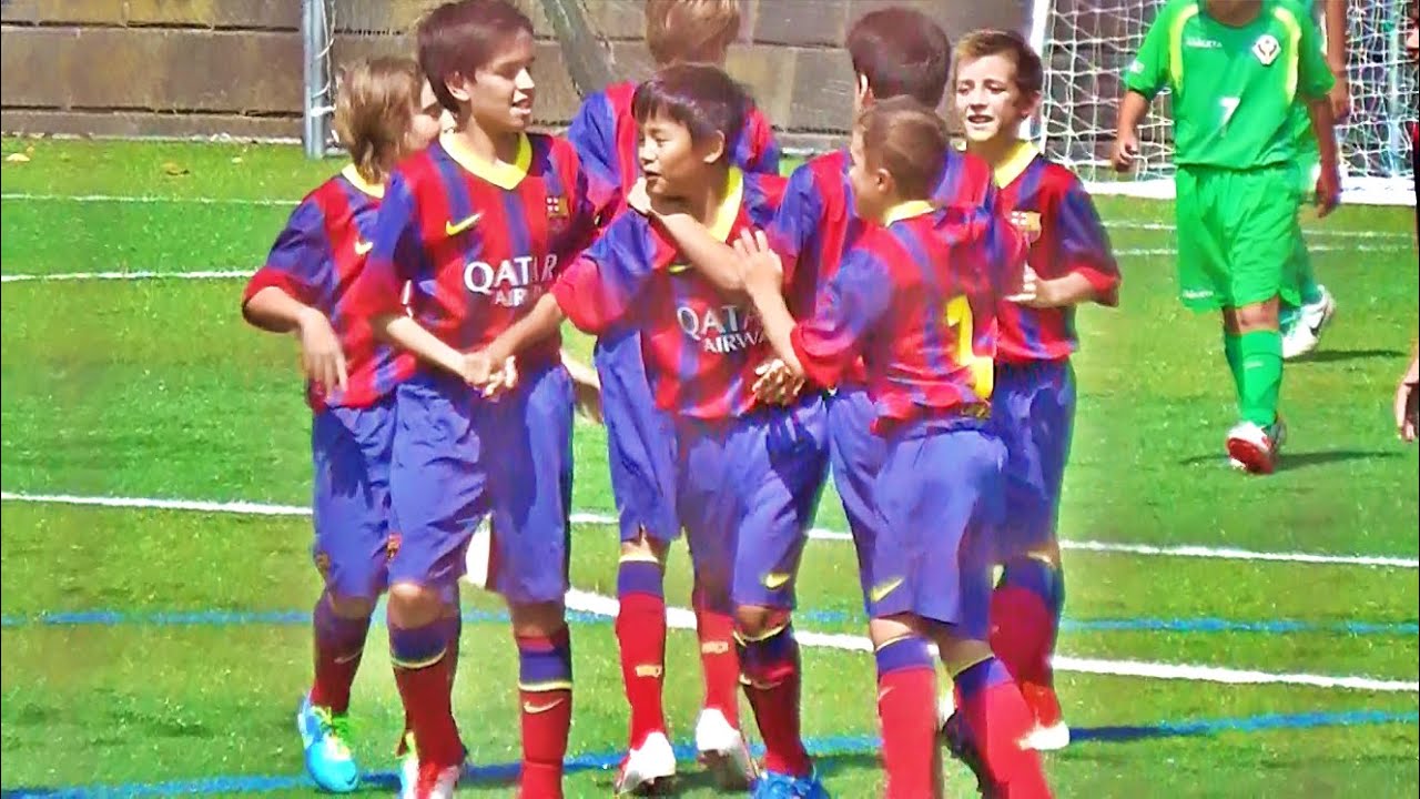 2013 FC BARCELONA CANTERA U-12 (TAKE KUBO, ANSU FATI, ADRIÀ BERNABÉ GARCIA, KONRAD DE LA FUENTE)