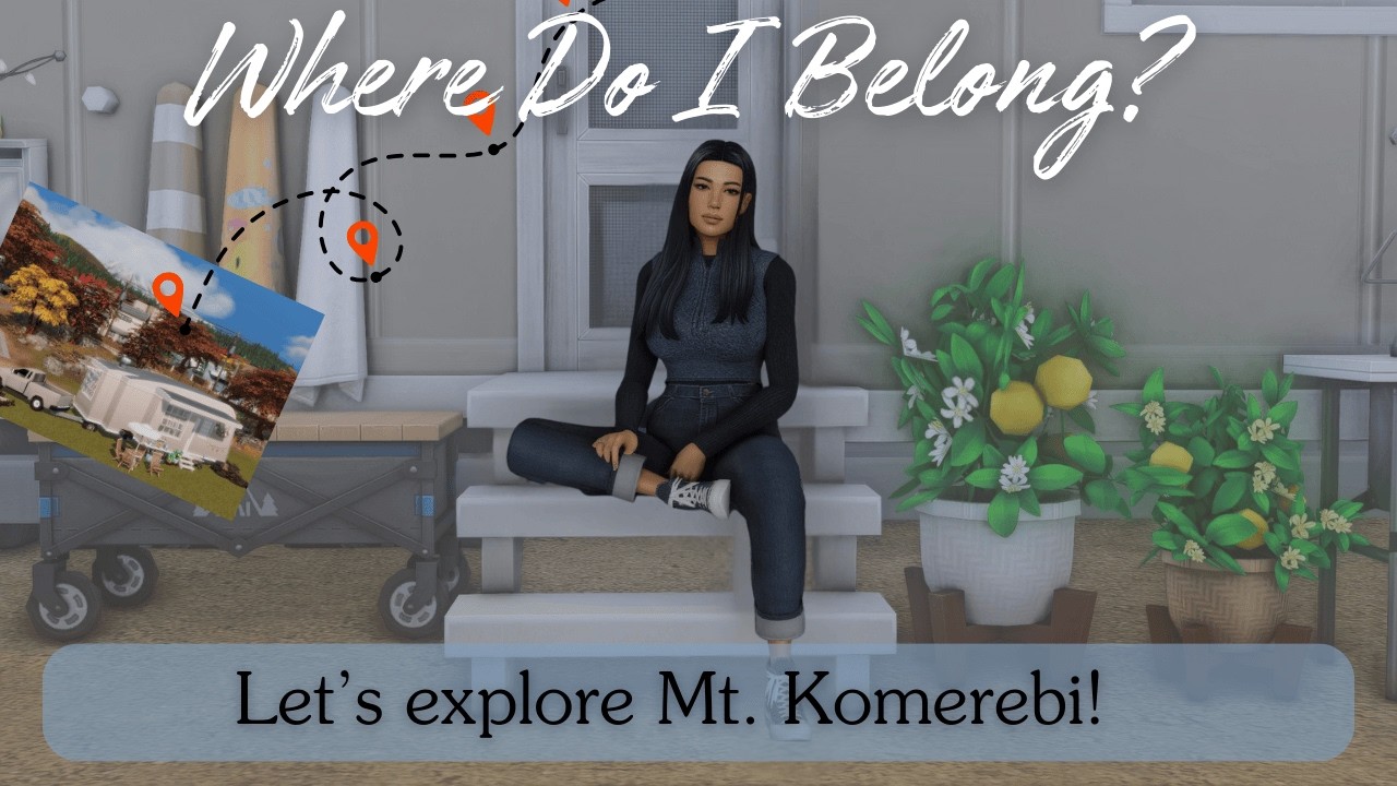 Where Do I Belong? | Let's Explore Mt. Komorebi!! 🚠 | Sims 4 Travelling Story