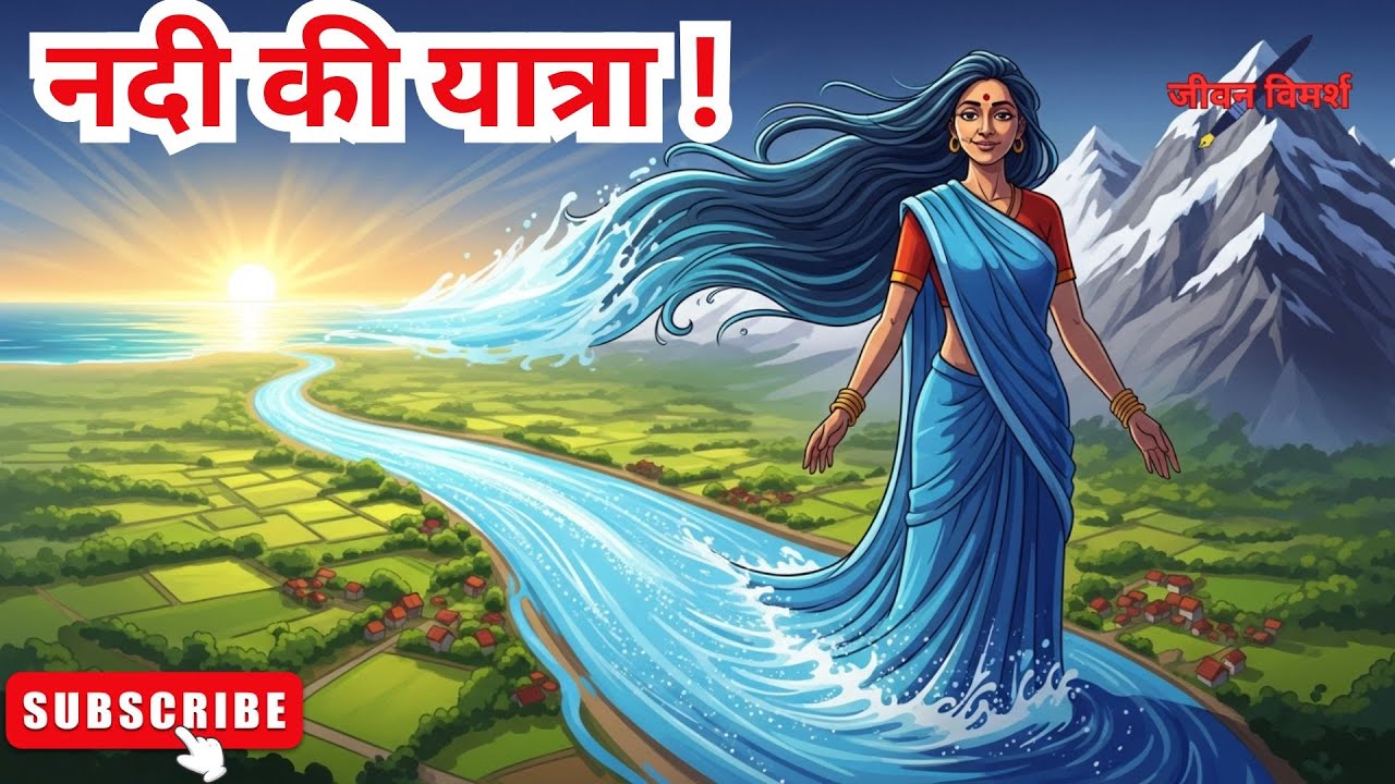 नदी की यात्रा ! अहंकार से पूर्णता तक jeevan vimarsh