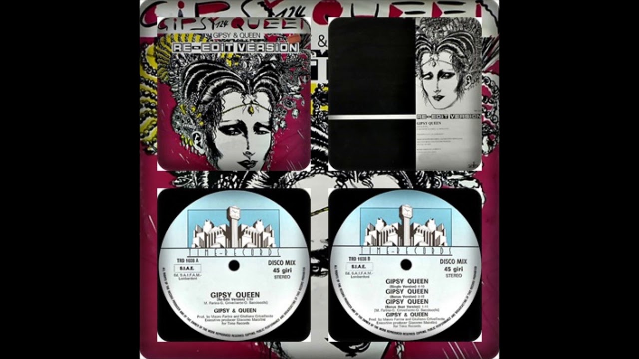 GIPSY & QUEEN - GIPSY QUEEN (RE-EDIT, SINGLE, BONUS, BONUS BEAT 1986)