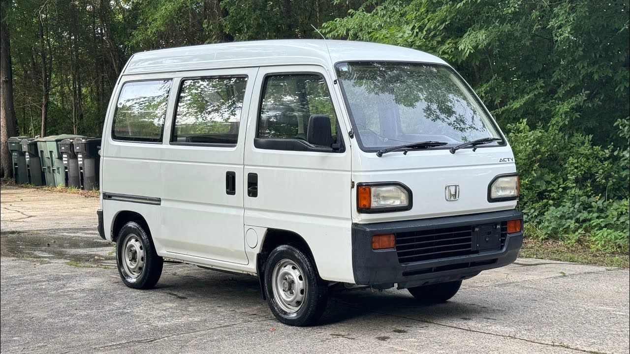1993 Honda Acty SDX Automatic JDM Van Walk Around and Test Drive!!!
