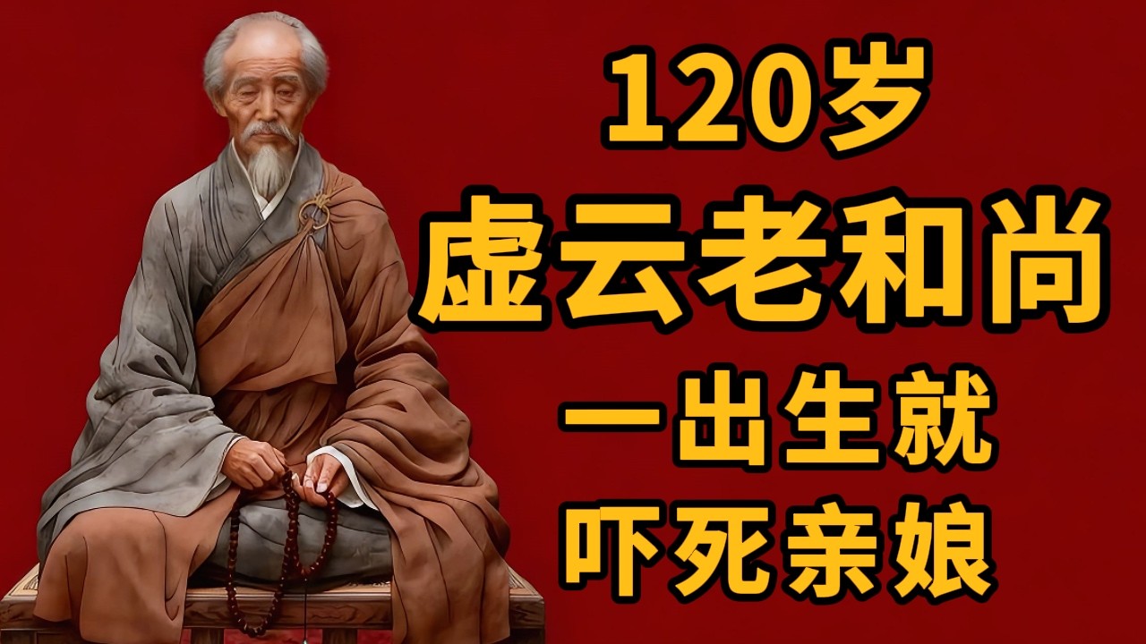 這個活了120歲的老和尚，一出生就恐怖到直接把親孃嚇死了。