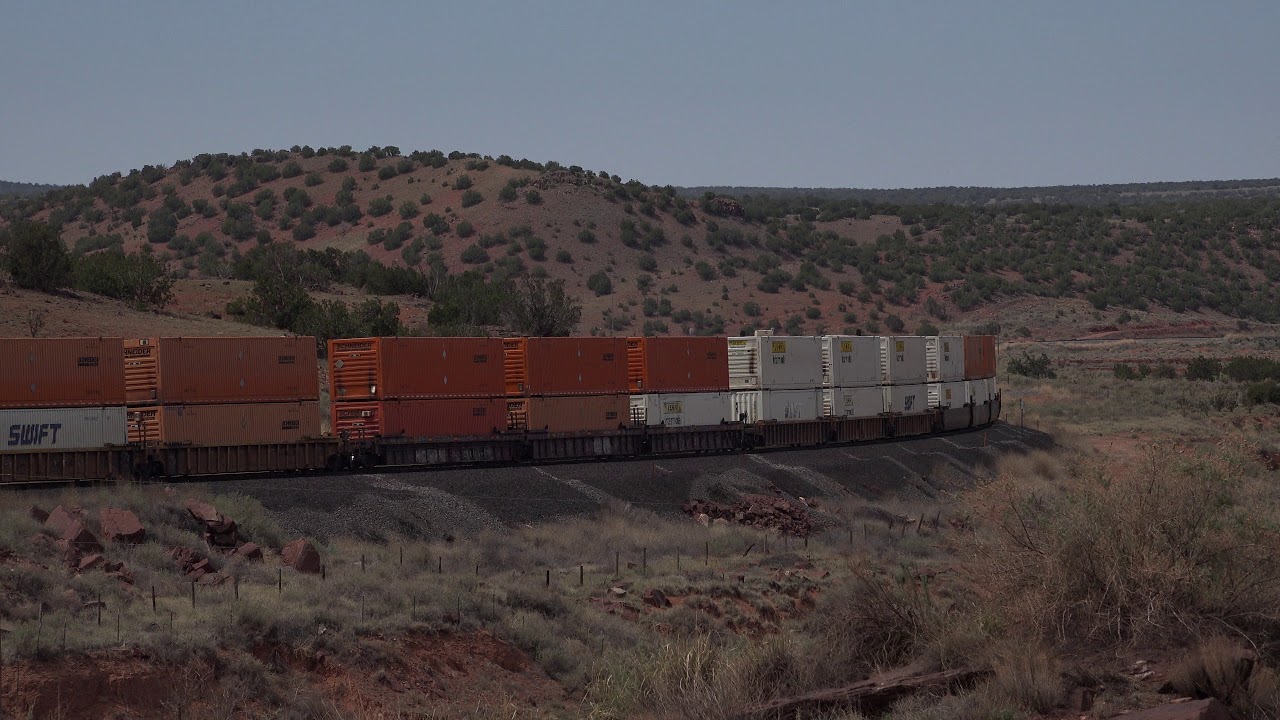 BNSF LOADS EAST, EMPTIES WEST!  TRAINS OF NEW MEXICO