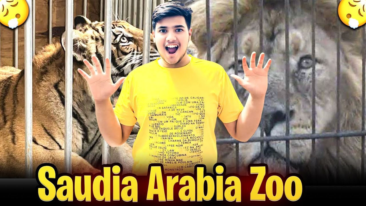 Al Taraf Zoo in Saudi Arabia FIRST TIME  Tiger or Lion Deck Leya Mana😱