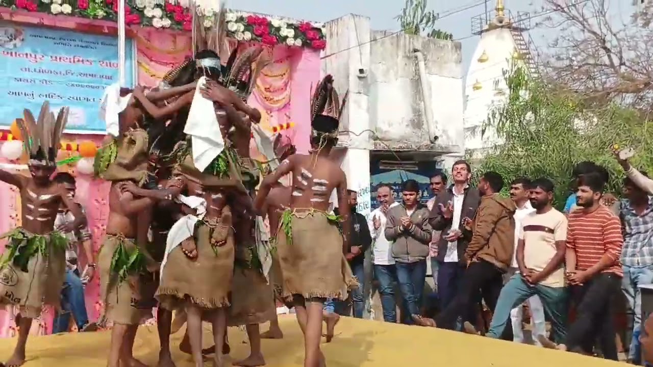 Adivasi nrutya@ Khanpur primary school ta. Dholka Dist. Ahmedabad 