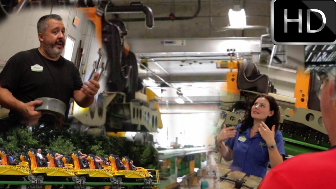 Cheetah Hunt Roller Coaster Backstage Tour 2022! Busch Gardens Tampa Bay