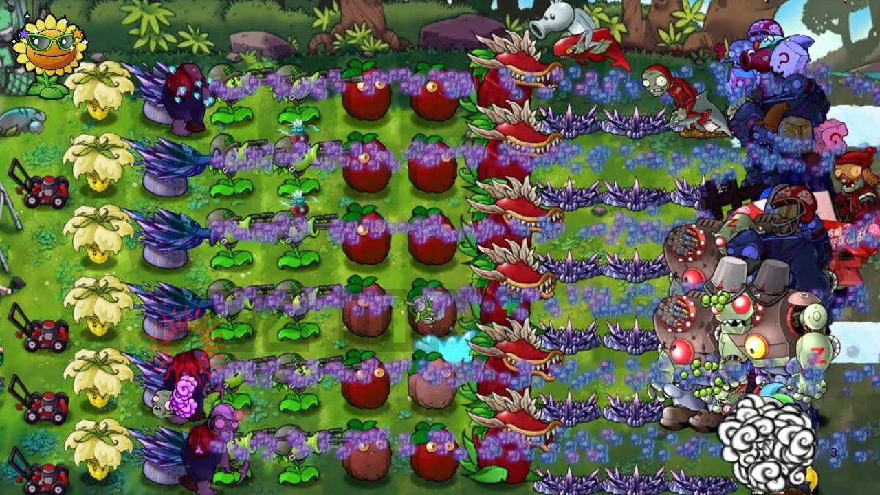 PvZ Fusion : Plants Uniq Trap vs All Zombies #15