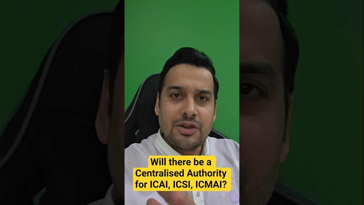 Big news! Central Authority for CA, CS, CMA?? #cafinal #cainter #icai #viral