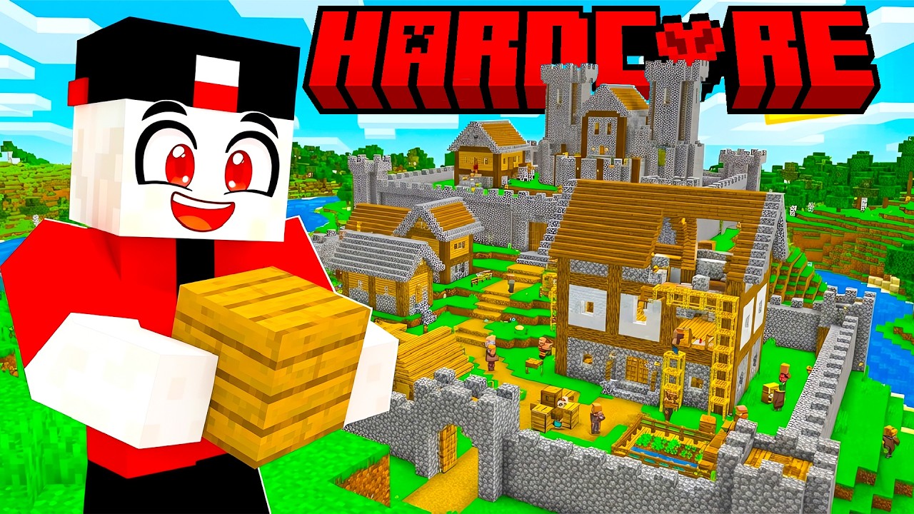 HO MIGLIORATO LE NUOVE CASE DELL'ISOLA VILLAGER IN HARDCORE