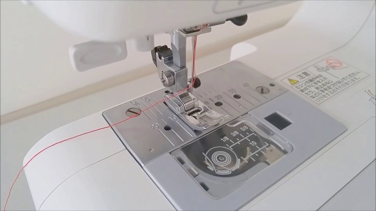 ミシンの糸通し器の使い方