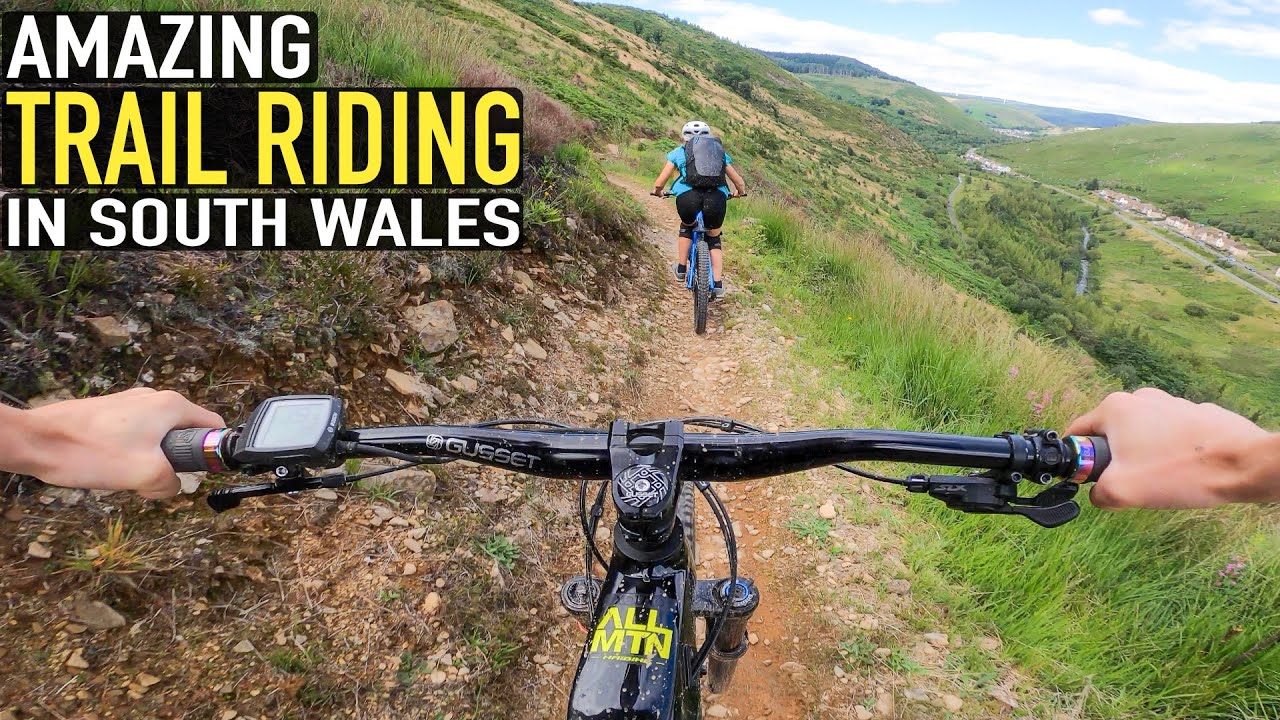CRAZY TRAIL RIDING IN WALES// AFAN 