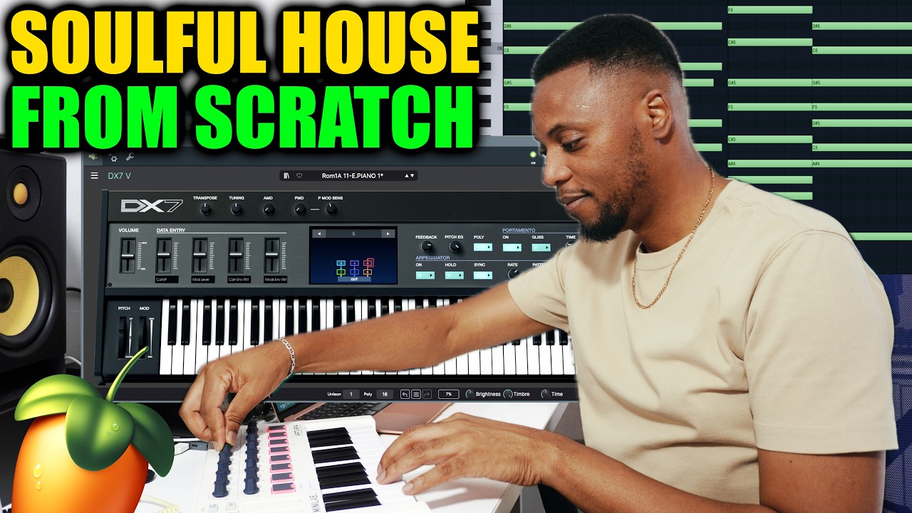 How To Make DeepHouse With CRAZY Chords From Scratch in FL Studio