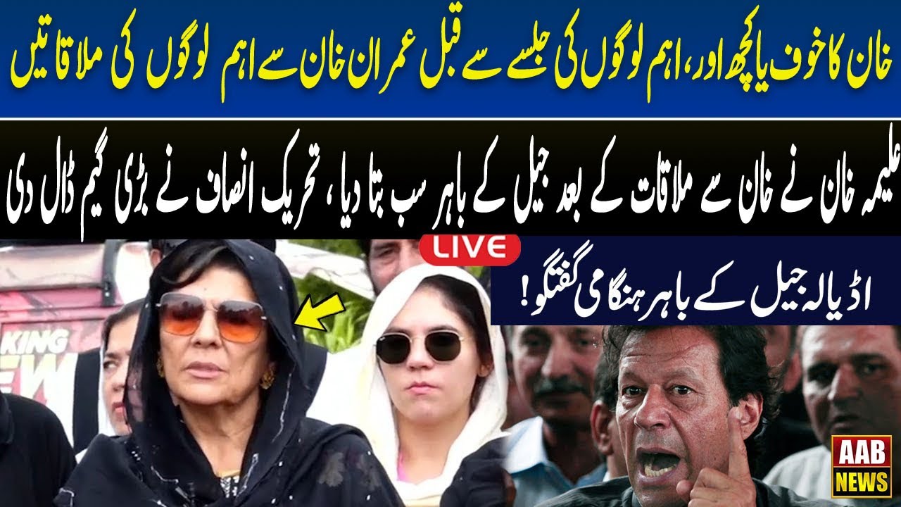 Imran Khan Sister Aleema Khan Media Talk  | #pti  #breakingnews #aleemakhan| AAB News