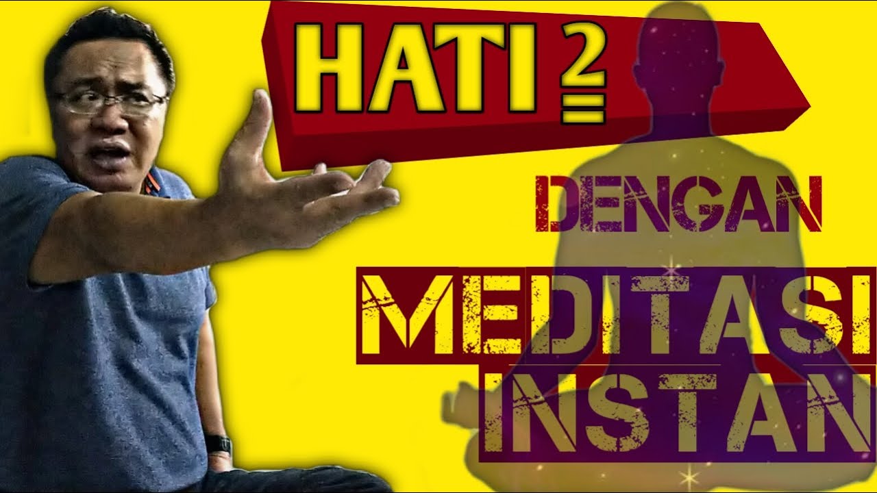 Cara Meditasi Yang Benar Menurut Islam - Gus Anton