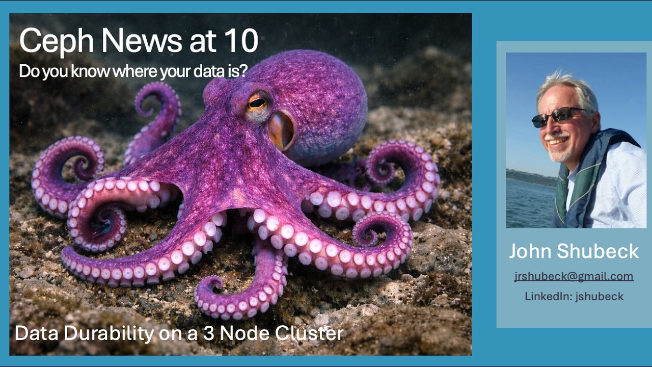Ceph News at 10 - Data Durability on 3 Nodes