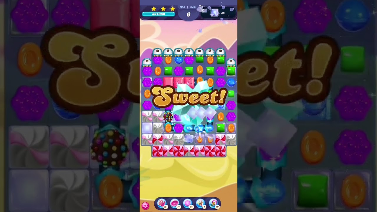 Candy Crush Saga - Level 340 - NO BOOSTERS