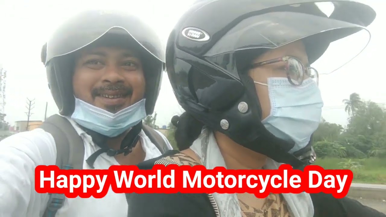 Happy World Motorcycle Day || pillion Riders