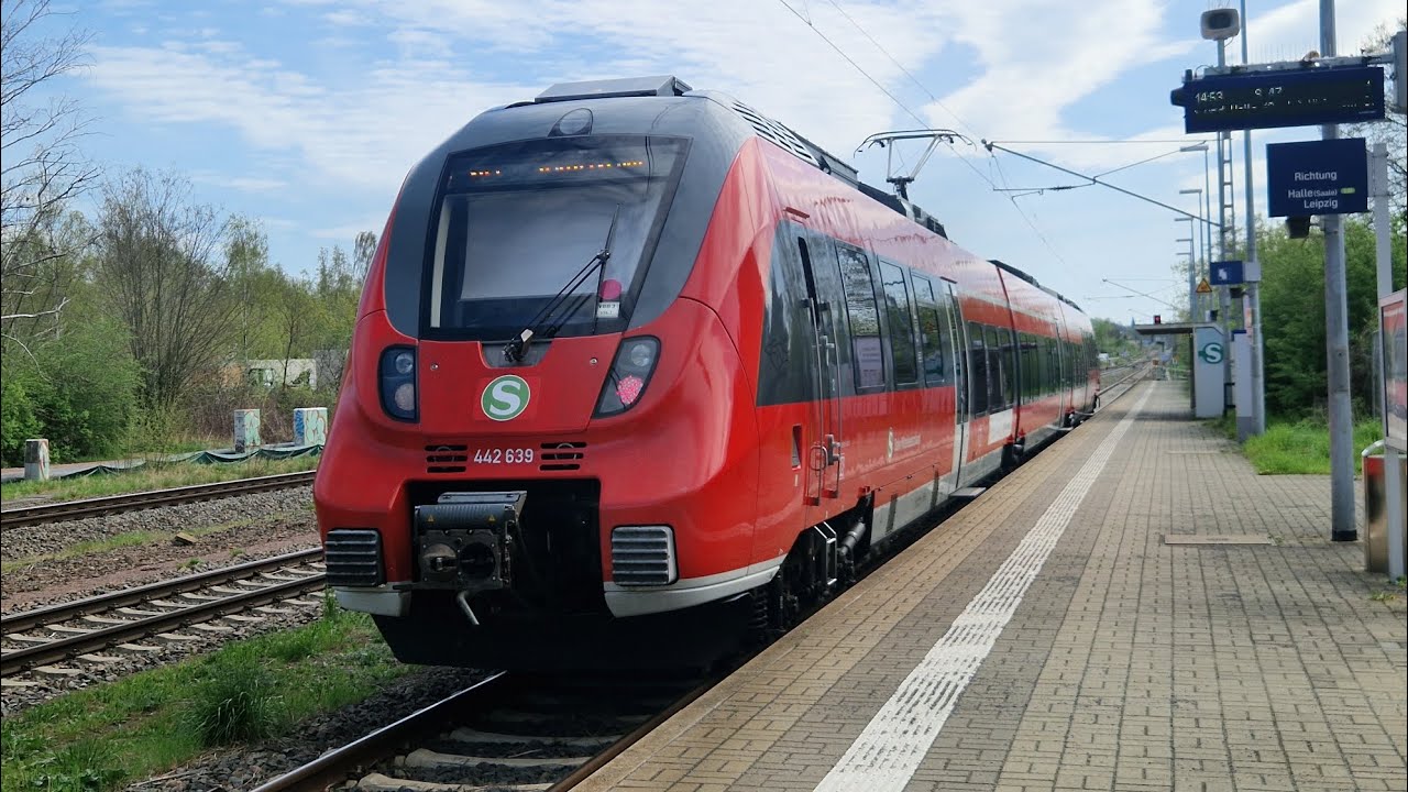 S-Bahn MD | Mitfahrt in der kompletten S47 von Halle (Saale) Hbf bis Halle-Trotha in der BR 442 639
