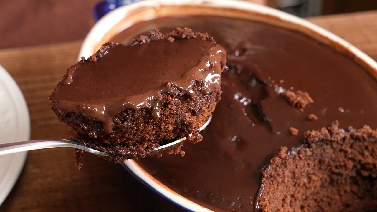 Chocolate Pudding チョコレートプディング #asmr #chocolate #chocolatecake #チョコレートケーキ