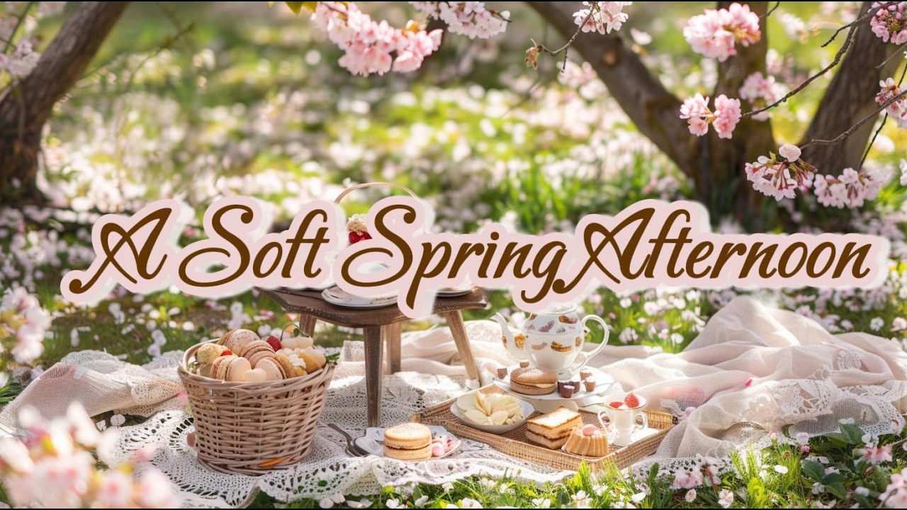 Cherry Blossom Afternoon | Soft Relaxing Piano