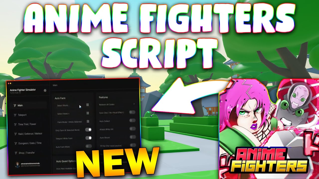 *NEW* Anime Fighters Simulator Script (PASTEBIN 2025) ( AUTOFARM, TELEPORT, FAST EGG)