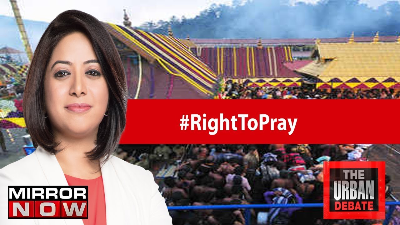 Massive protest over women's entry in Sabarimala temple | The Urban Debate With Faye D'souza