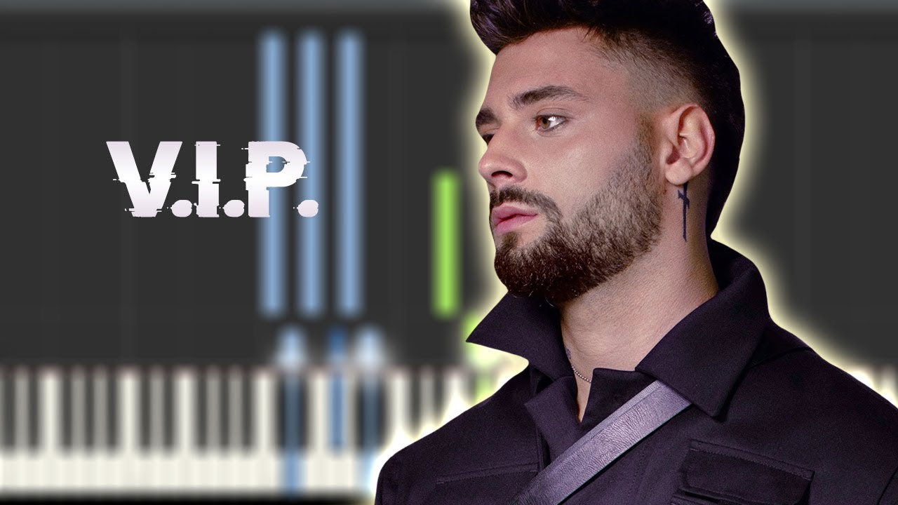 J Kbello - V.I.P | BENIDORM FEST 2025 | Instrumental Piano Tutorial / Partitura / Karaoke / MIDI