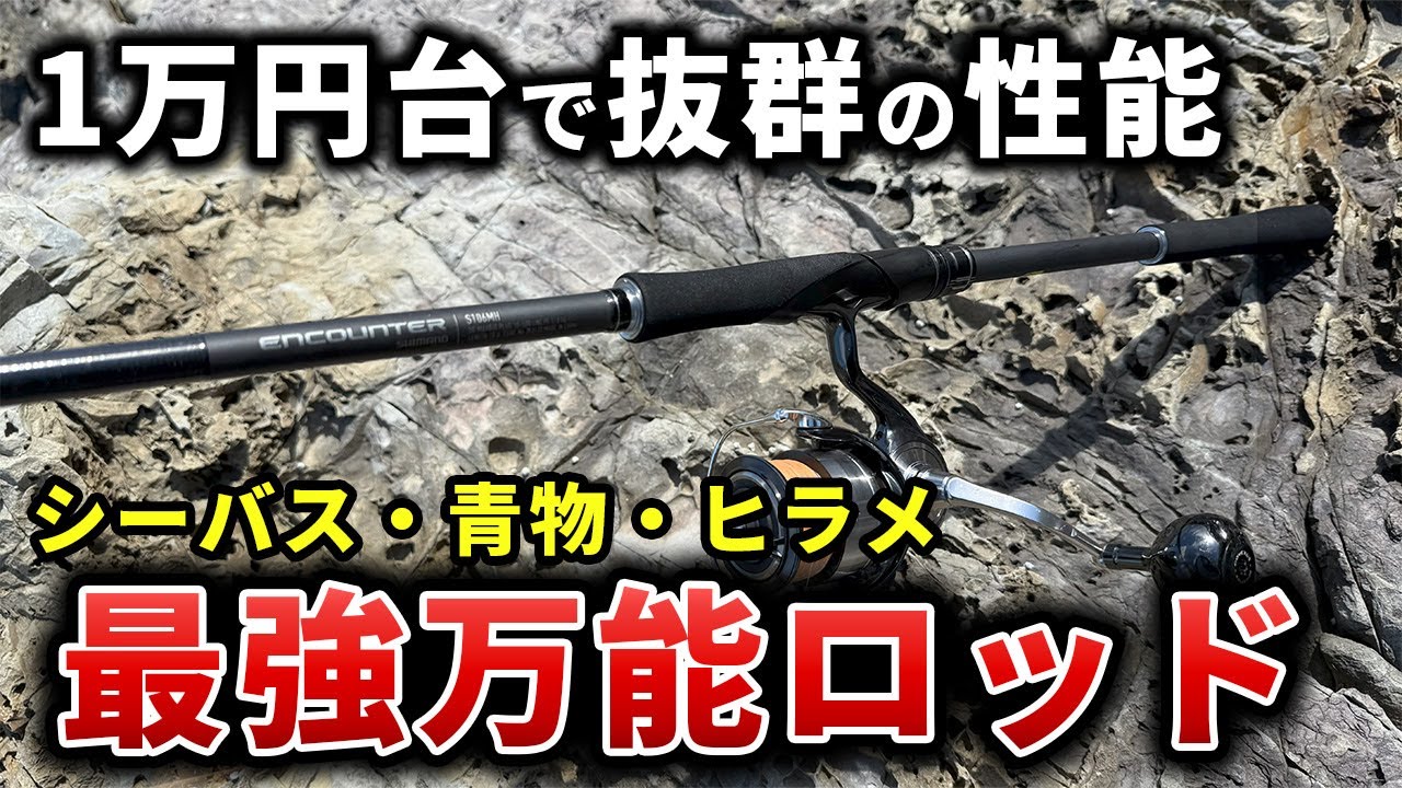 【驚異のコスパ】ガチで使える1万円台のロッドが凄い！ライトショアジギングで青物・根魚連発で最高な釣りを堪能【シマノ24エンカウンター実釣インプレ】