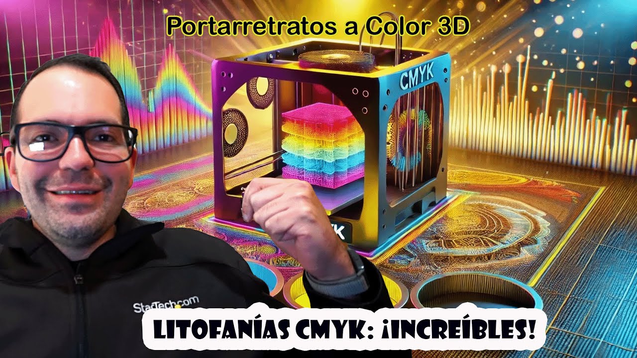 Litofanías a Color: Portarretratos con CMYK en 3D