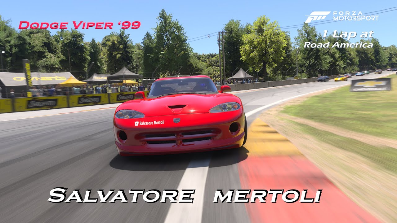 RACING Dodge Viper '99 |1 Lap Road America 