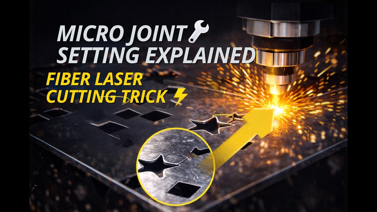 How to Add Micro Joint in CNC Fiber Laser Metal Cutting Machine | UltraCut Innovation Technology