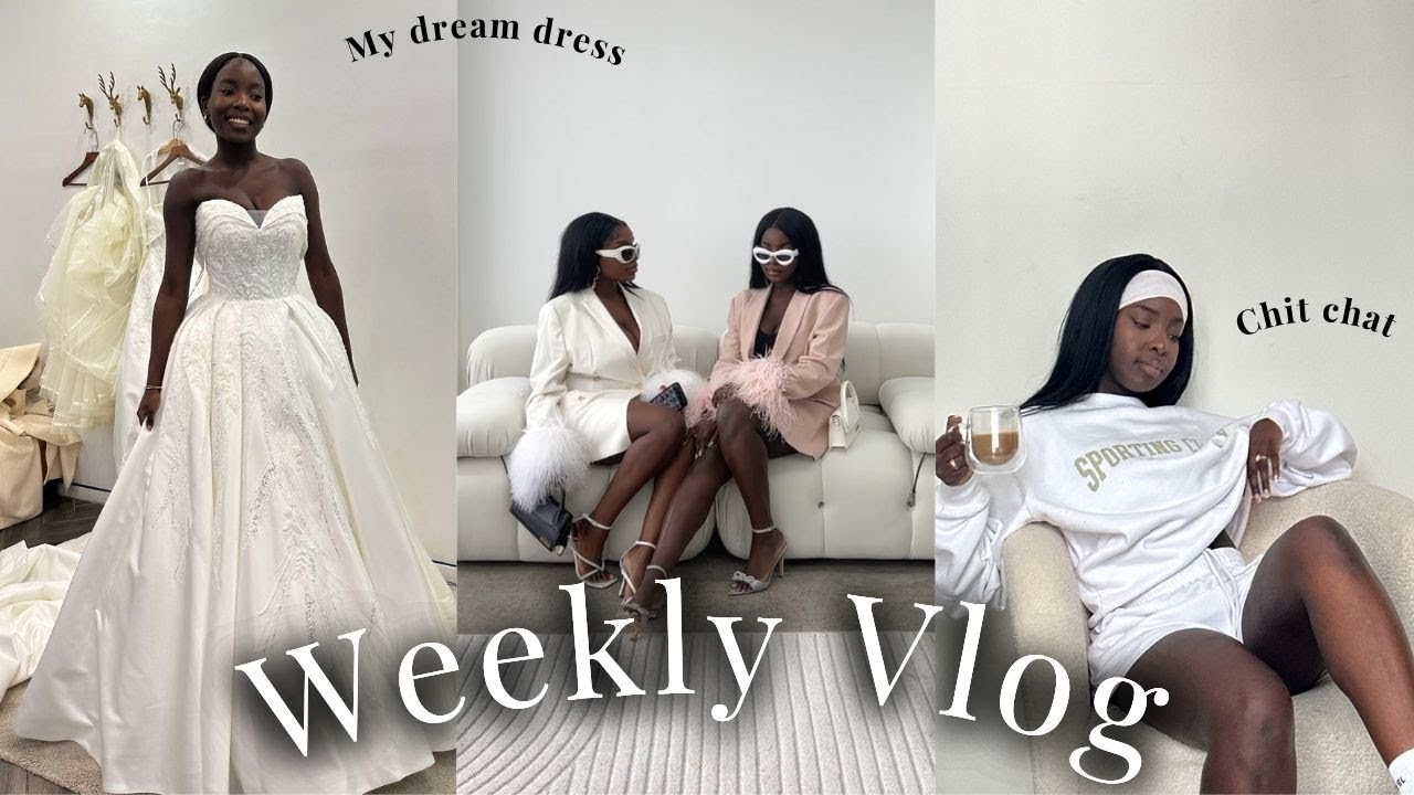 Found my dream Wedding dress!? Chit chat, Studio Content shoot day | Weekly Vlog
