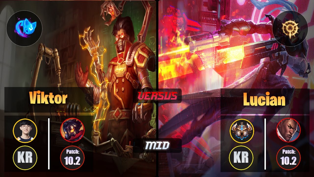 Naehyun VIKTOR (Mid) [Summon Aery] VS LUCIAN - Challenger KR Patch 10.2