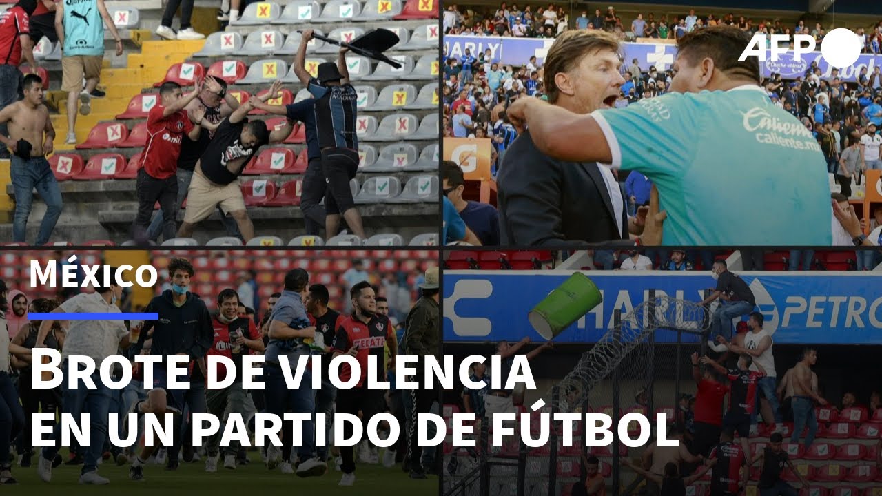 Una veintena de heridos por violencia en partido de f&uacute;tbol en M&eacute;xico | AFP