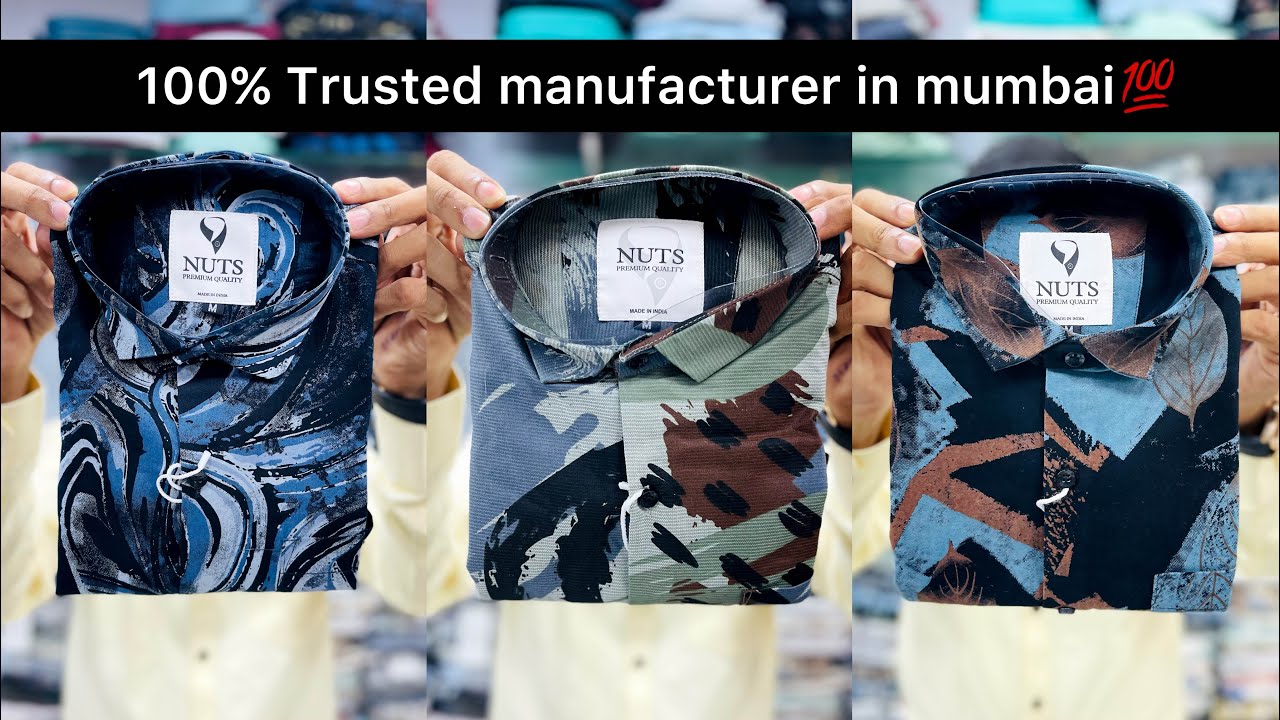 Nuts shirts🥳 / Premium quality shirts / mumbai wholesale market / mumbai shirts manufacturer