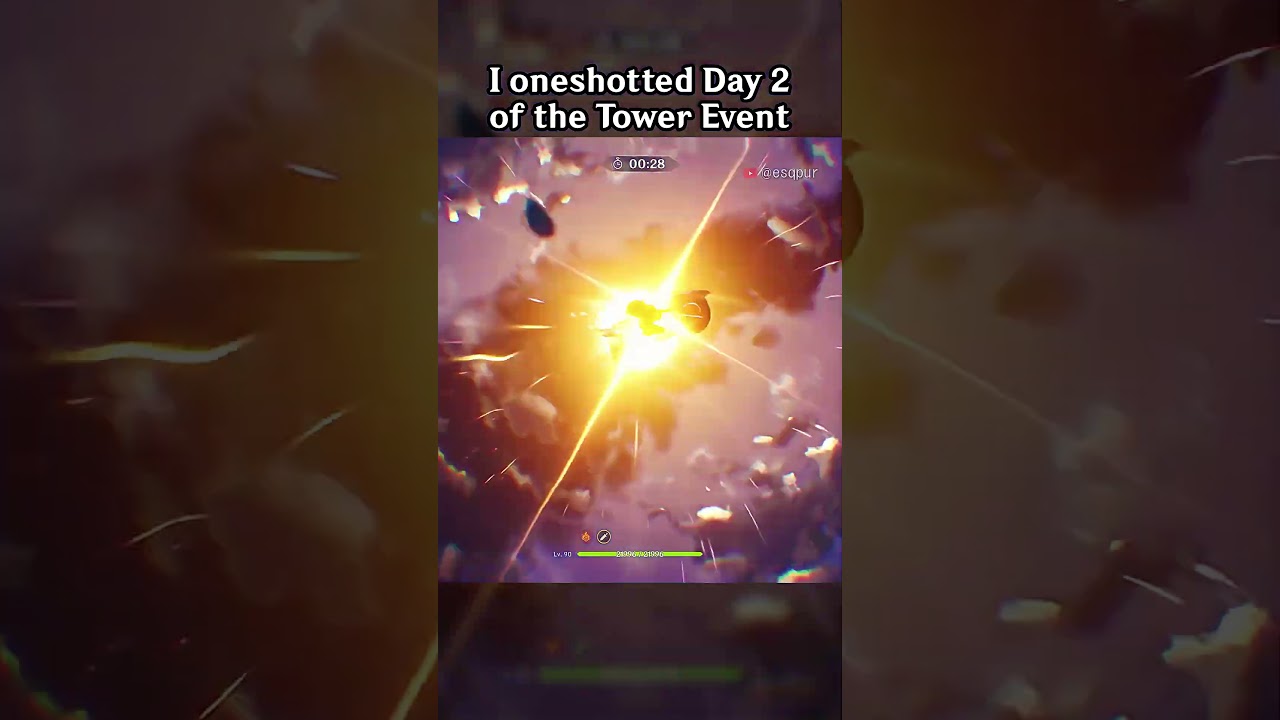 I Oneshotted Day 2 of the Tower Event
