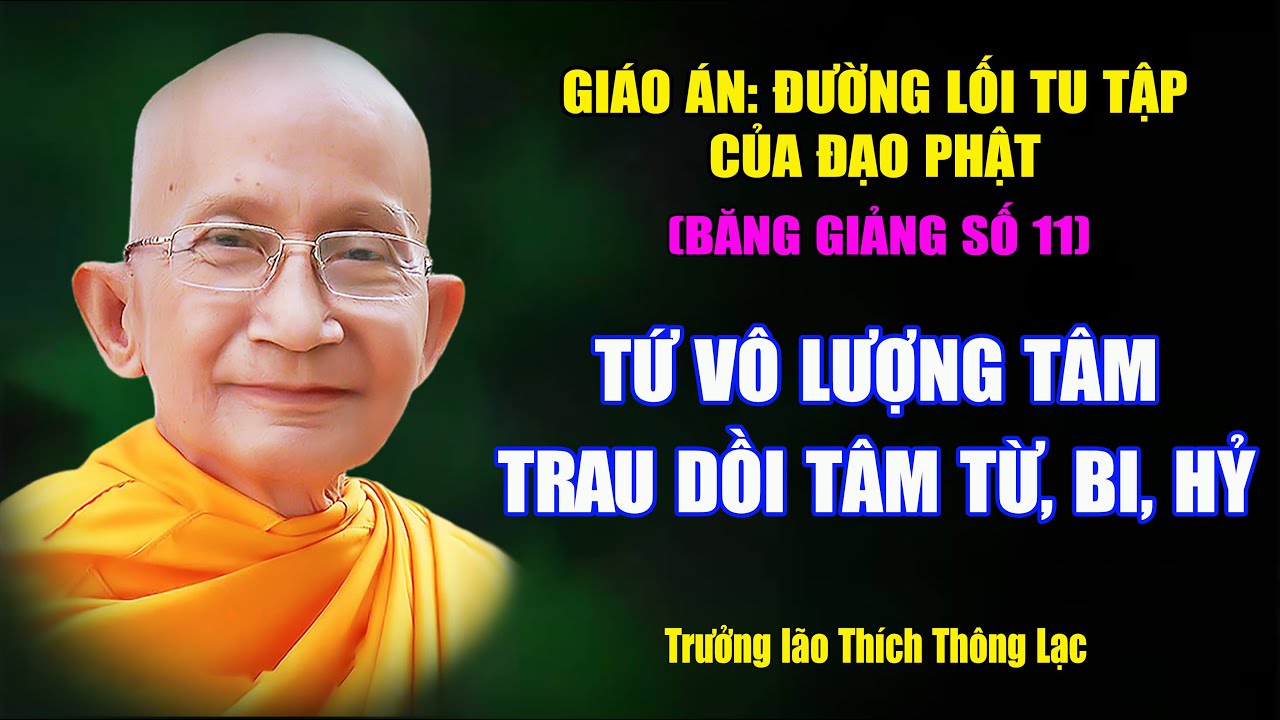 Giáo Án Tu Tập 11: Tứ Vô Lượng Tâm: Trau Dồi Tâm Từ, Tâm Bi, Tâm Hỷ