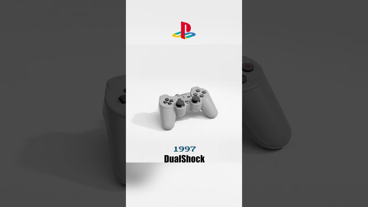 Evolution of PlayStation Controller #playstation #playstation5 #playstation2
