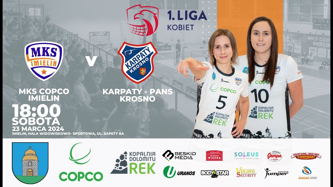 I LIGA KOBIET: MKS COPCO Imielin - Karpaty-PANS Krosno