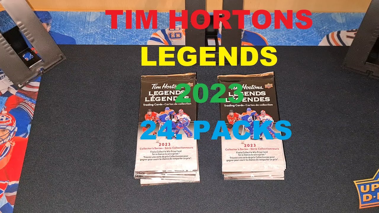 UPPER DECK- TIM -HORTONS- LEGENDS-2023- 24.- BALÍČKŮ- (PACKS)