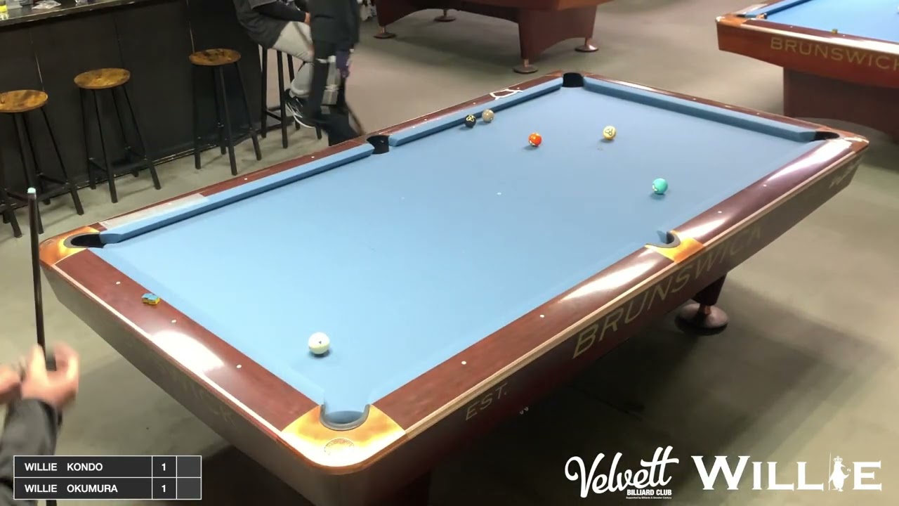 【 ビリヤード 】ベルベット＆ウィリー交流戦 決勝 近藤さん（W）VS 奥村さん（W）2026/1/31 -  Season2
