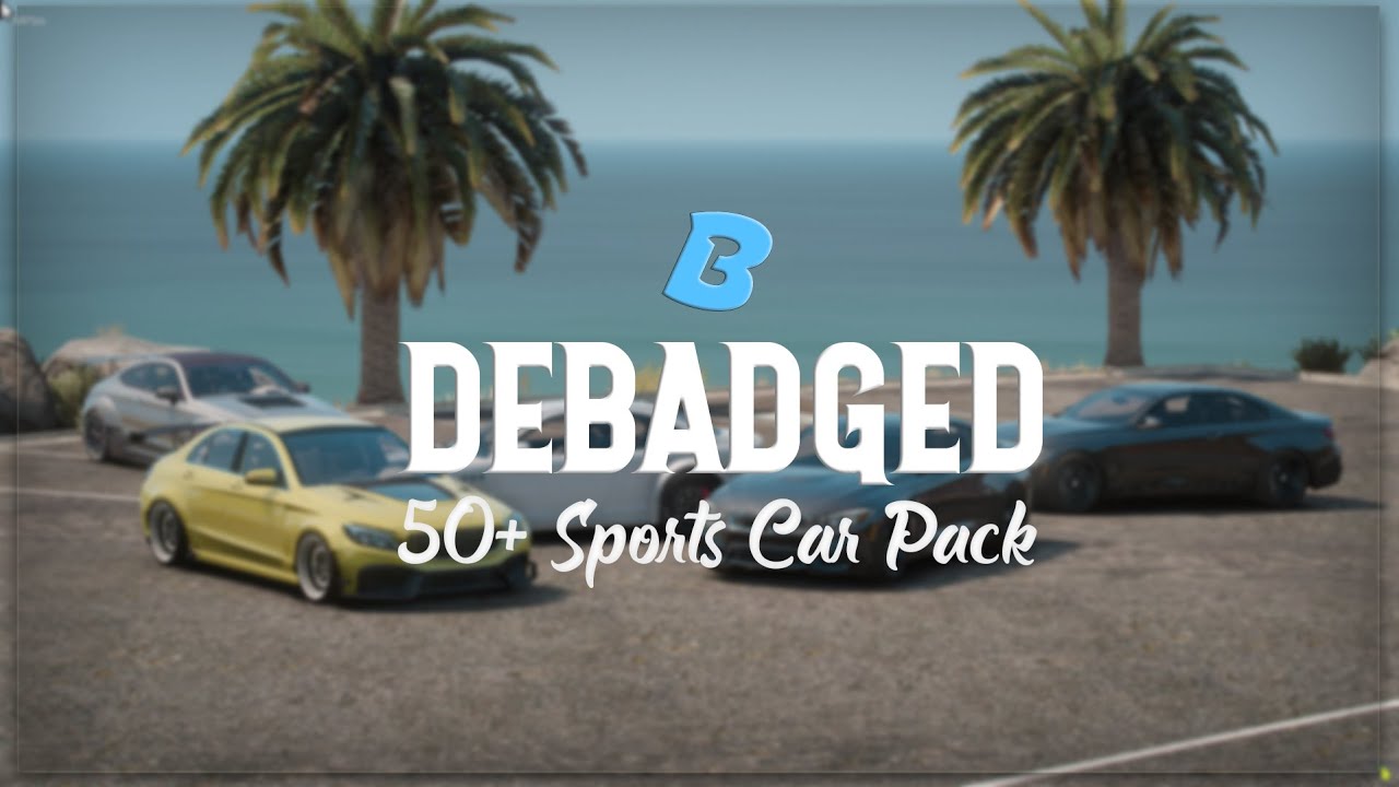 FiveM 50+ Debadged Sport Car Pack | Fivem ready Optimized
