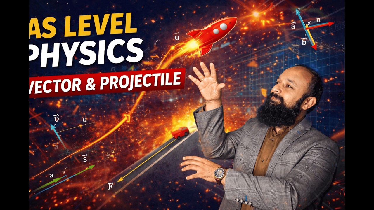 AS Physics past paper questions | Vectors, Uncertainty, Units & Projectile Motion