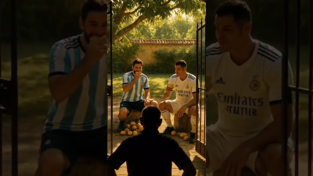 Stealing Mangoes proved costly🤣 | #ronaldo #messi #cristianoronaldo #shorts