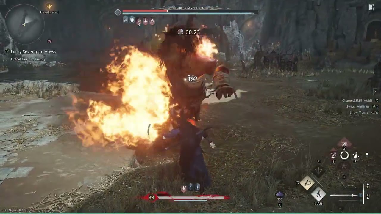 WWM，lucky17 abyss wthout taking dmg,from QkooUwU