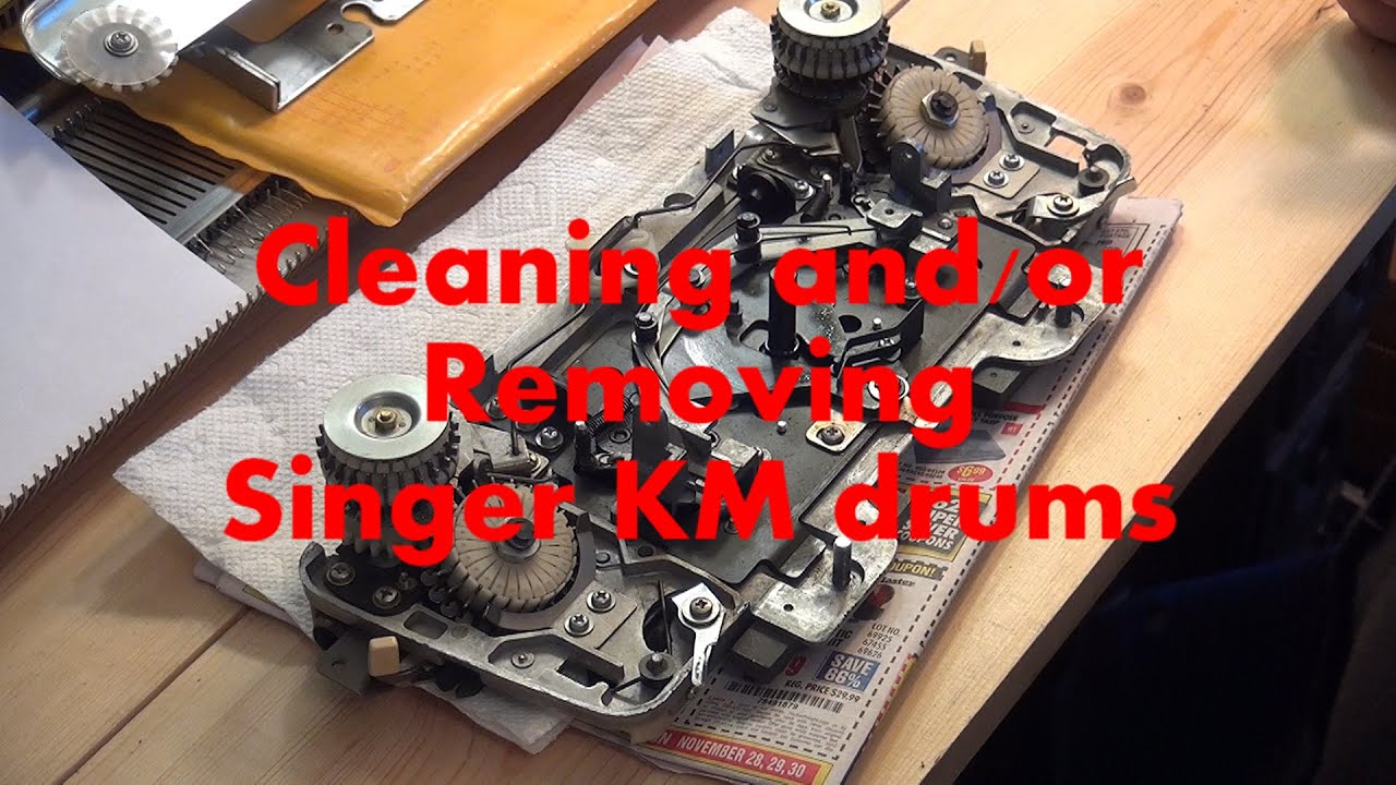 Singer Drums Removal and Cleaning ~ Part 1