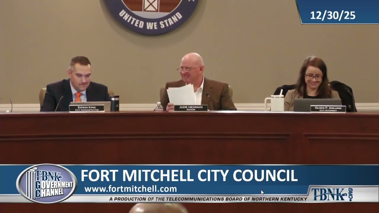 Fort Mitchell City Council - December 30 2025
