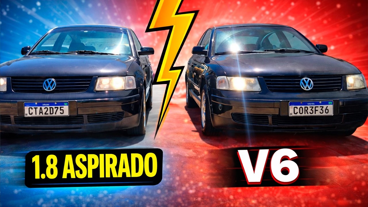 PASSAT V6 X PASSAT 1.8 ASPIRADO! QUAL É MELHOR? | COMPARATIVO